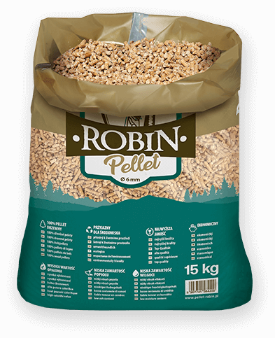 worek pelletu opałowego Robin do kupienia w Konstantynowie Łódzkim lub sklepie internetowym